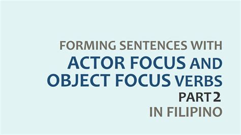 focus in tagalog brainly|How to say focus in Filipino .